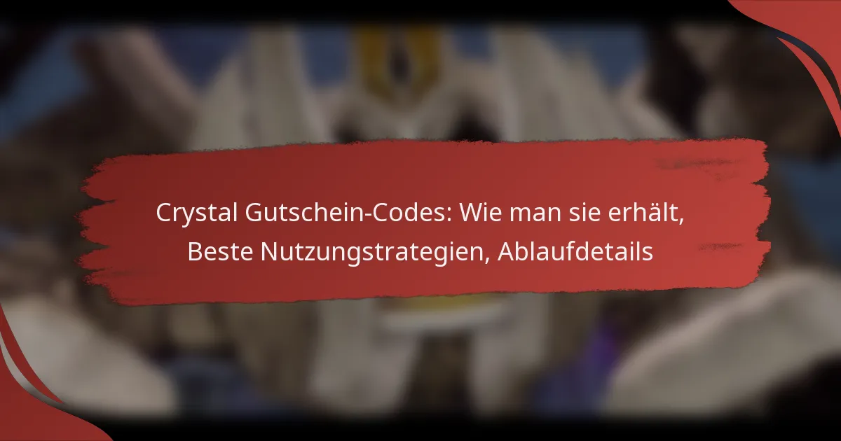 Crystal Gutschein-Codes: Wie man sie erhält, Beste Nutzungstrategien, Ablaufdetails